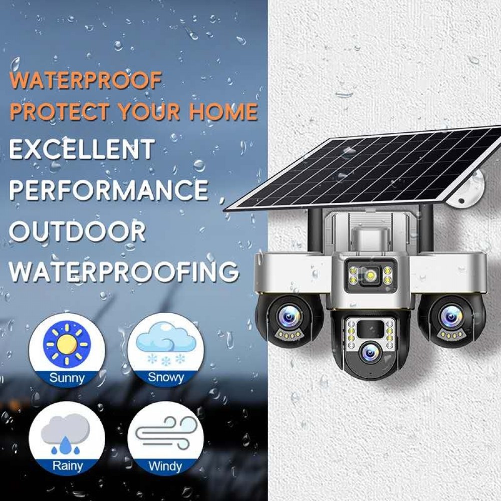 2 MP 4 AYRI LENSLİ WİFİ ETHERNET + 4G PTZ KAMERA -ONVİF