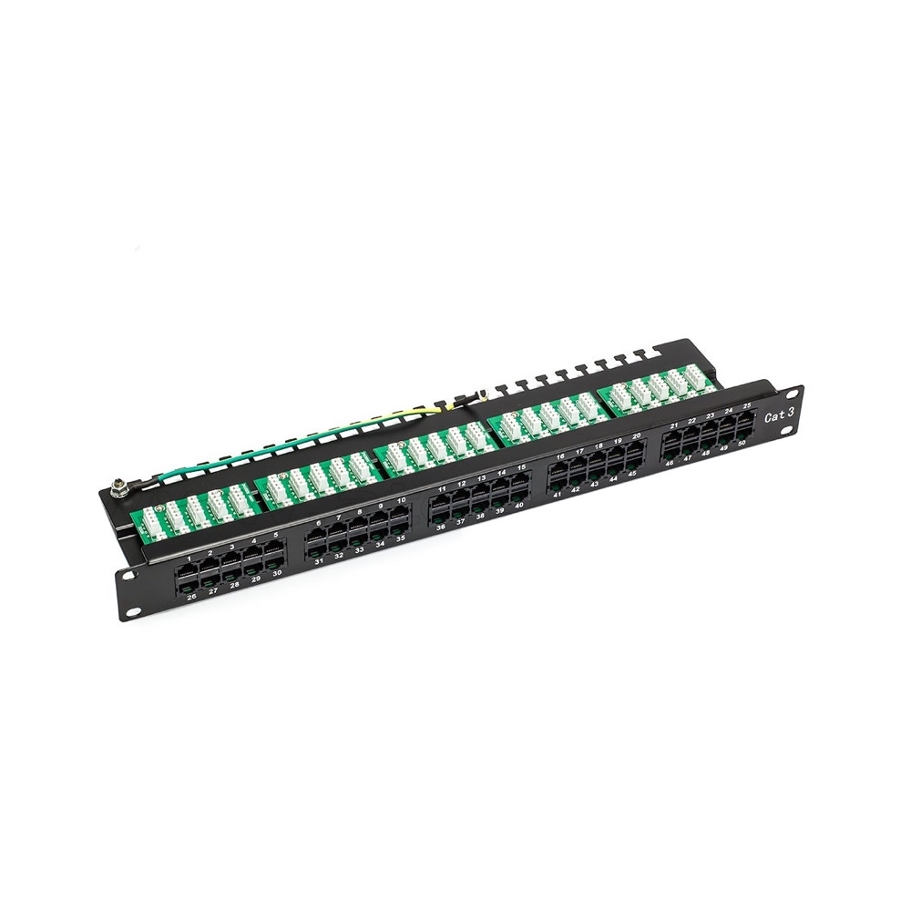 50 PORT CAT3 PATCH PANEL